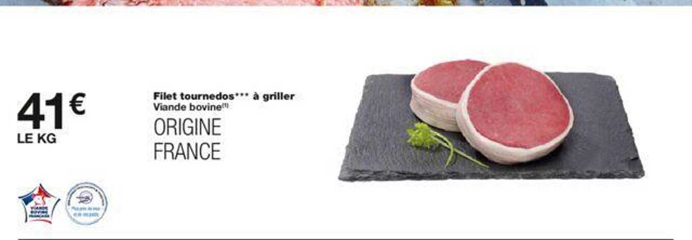 filet tournedos***à griller