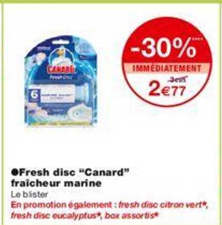 fresh disc "canard" fraîcheur marine
