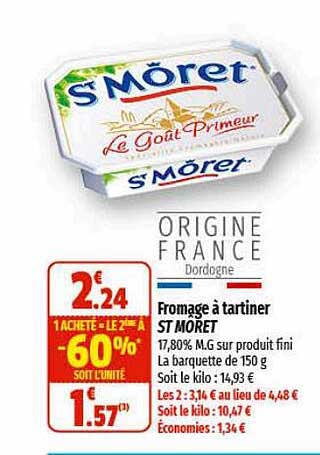 fromage à tartiner st môret