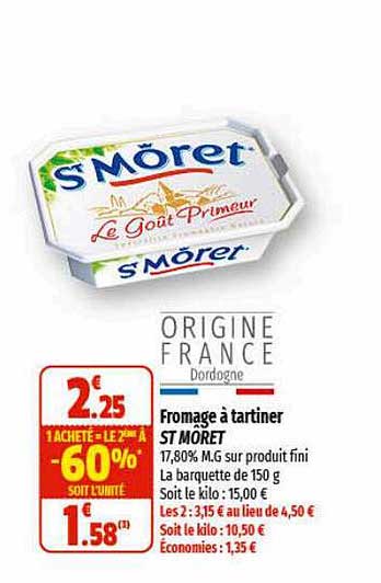 fromage à tartiner st môret