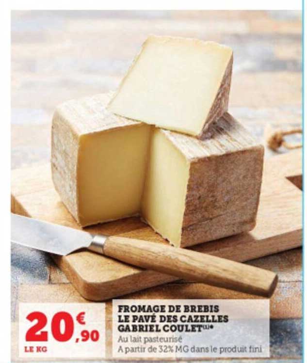 fromage de brebis le pavé des cazelles gabriel coulet