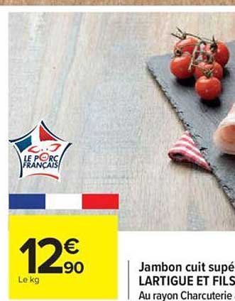 jambon cuit supérieur lartigue et fils