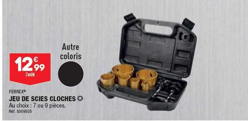 jeu de scies cloches ferrex