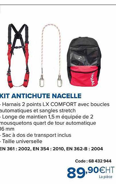 kit antichute nacelle