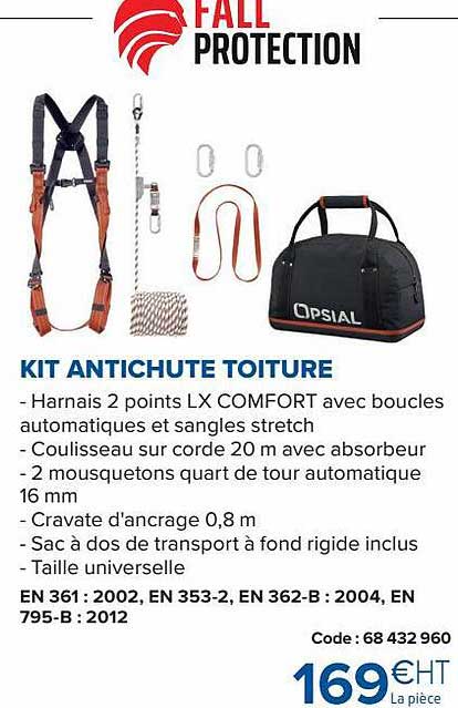 kit antichute toiture