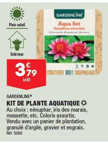kit de plante aquatique gardenline