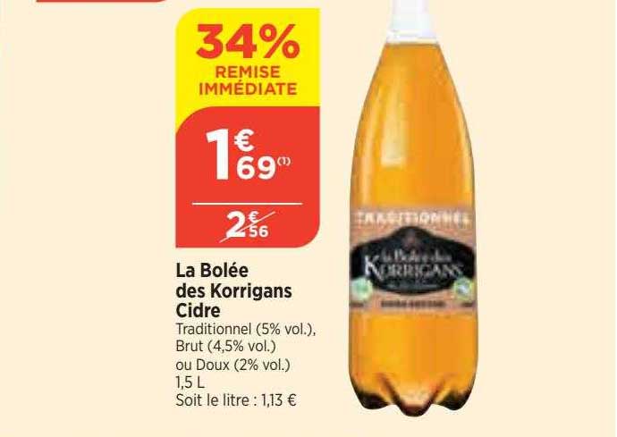 la bolée des korrigans cidre