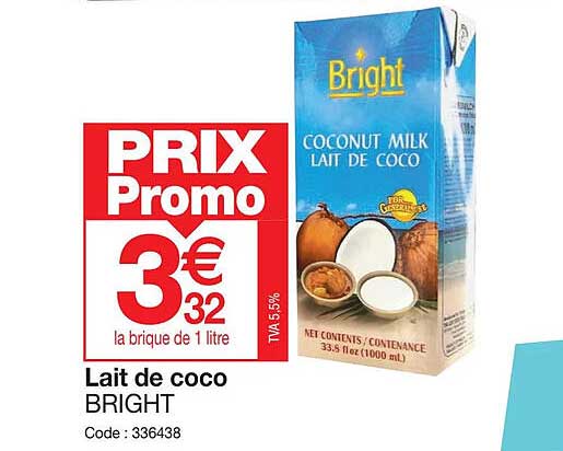 lait de coco bright