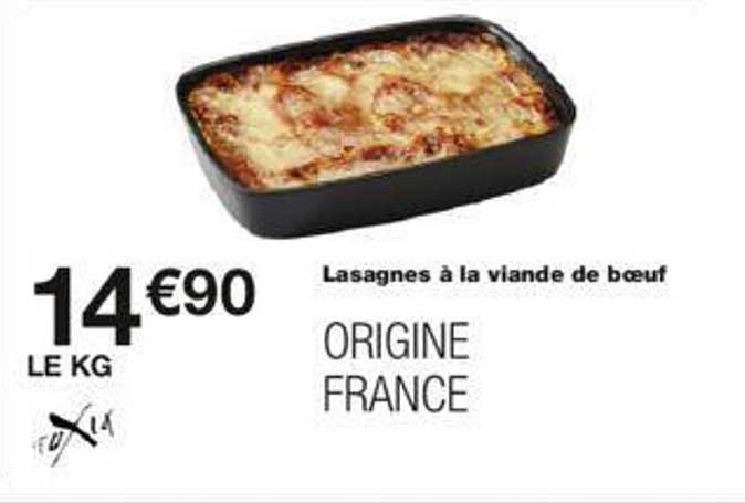 Lasagnes à La Viande De Bœuf