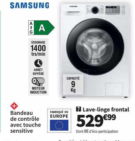 lave-linge frontal samsung