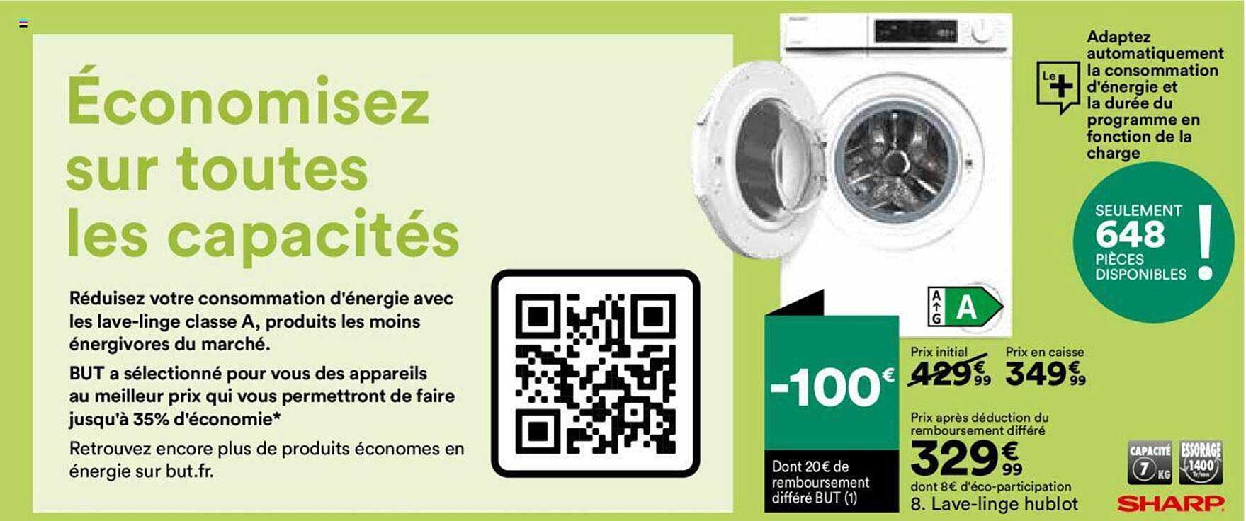 lave-linge hublot sharp