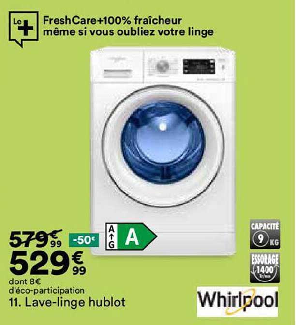 lave-linge hublot whirlpool