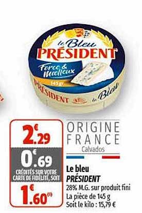 Le Bleu Président