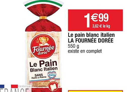 le pain blanc italien la fournée dorée