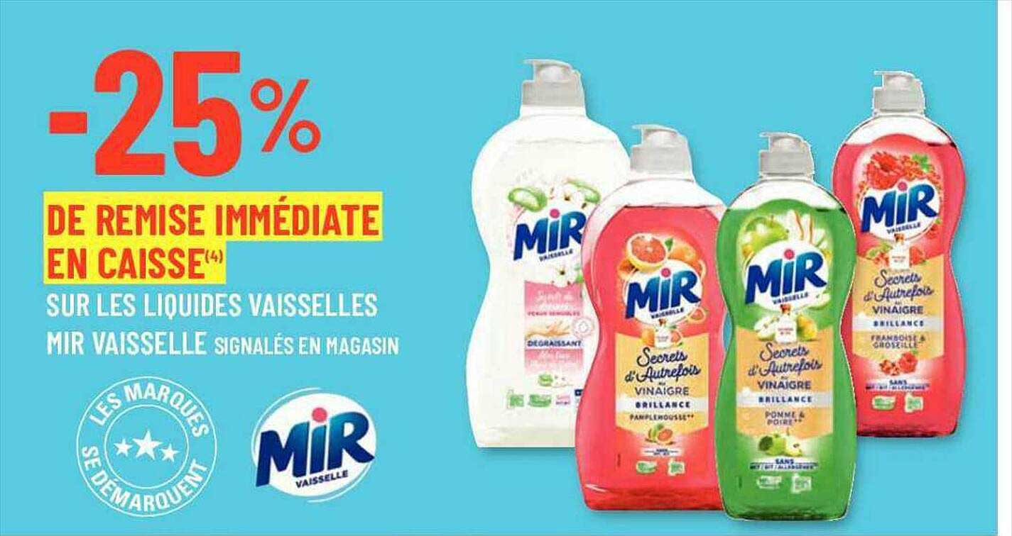 Les Liquides Vaisselles Mir Vaisselle