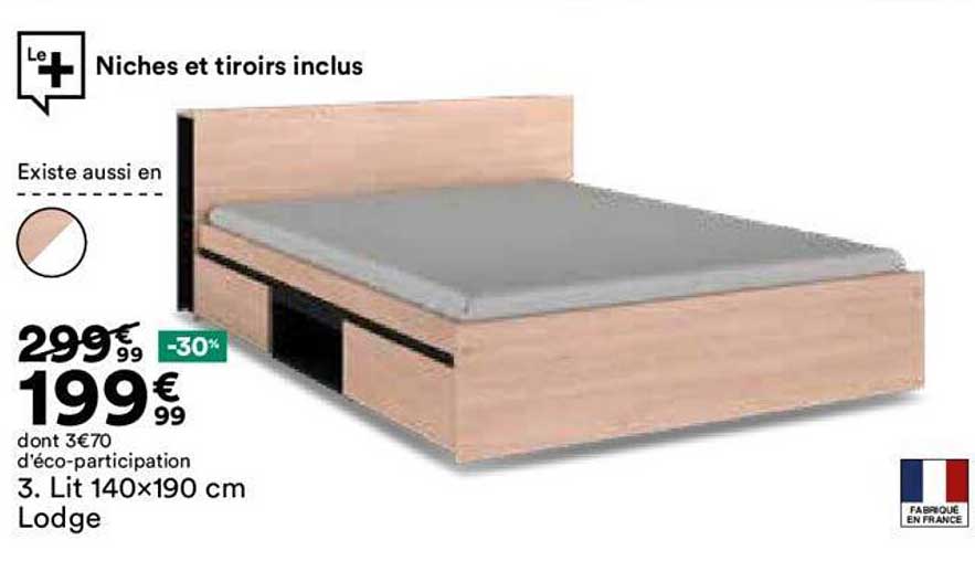 lit 140x190cm lodge