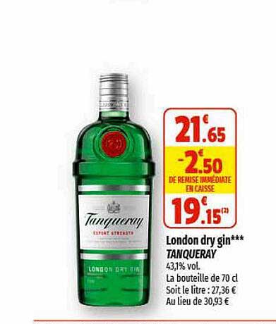 London Dry Gin Tanqueray