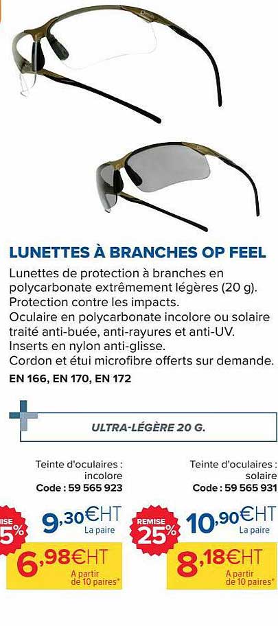 lunettes à branches op feel