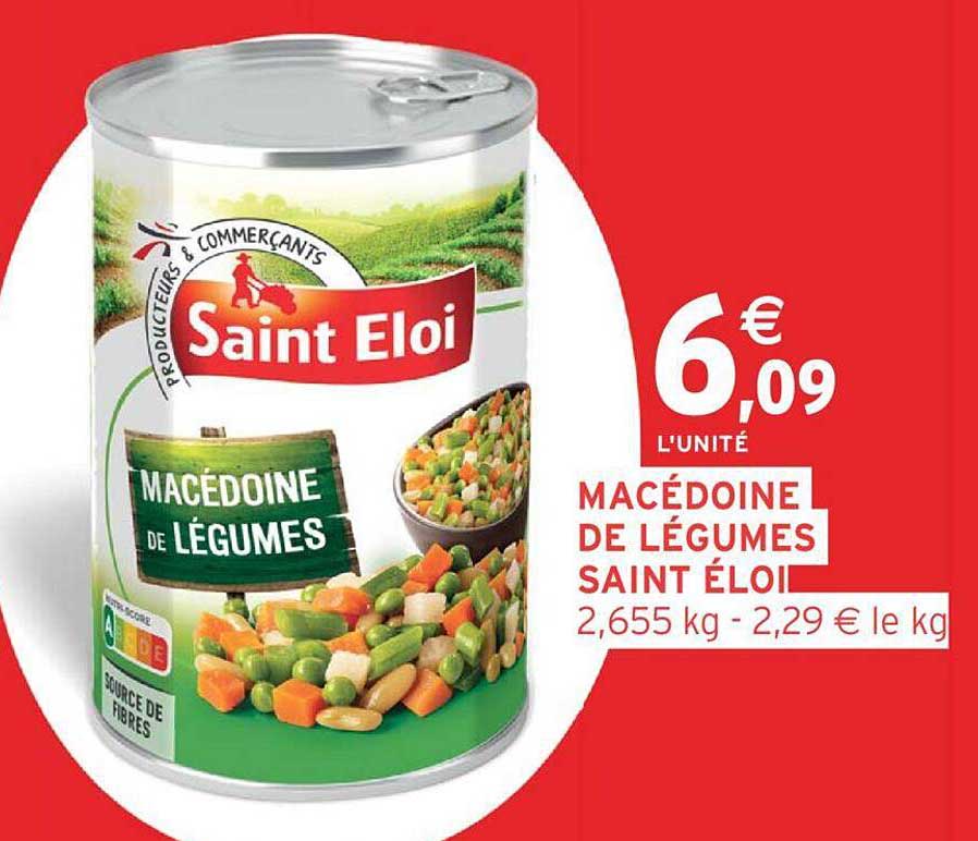 macédoine de légumes saint éloi