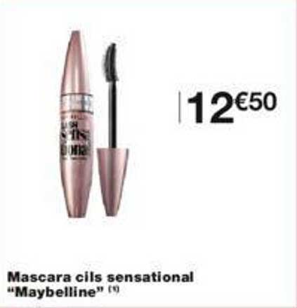 mascara cils sensational "maybelline"