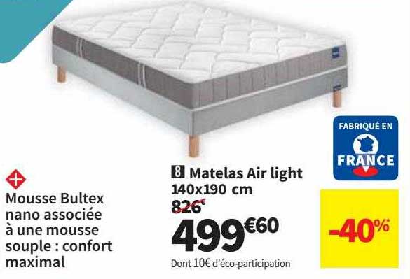 Matelas Air Light 140x190 Cm