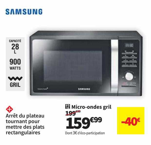 micro-ondes gril samsung