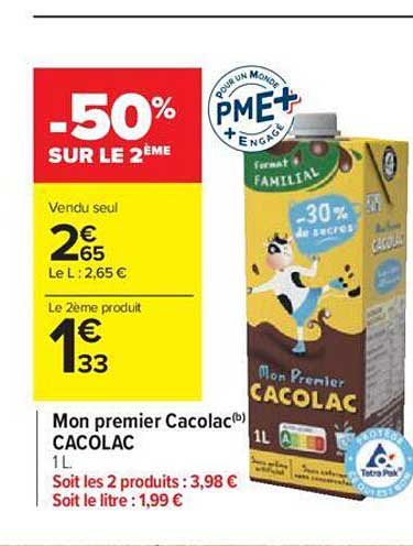mon premier cacolac