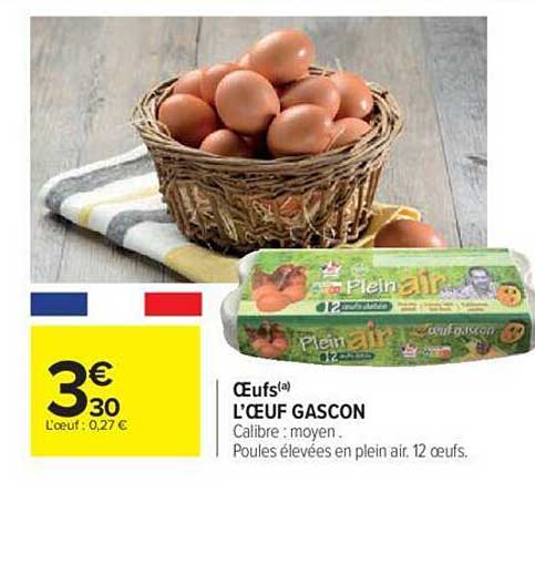 œufs l'œuf gascon