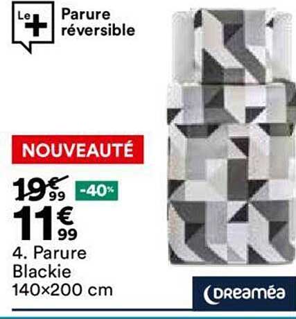 parure blackie 140x200 cm dreaméa