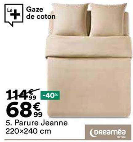 parure jeanne 220x240cm dreaméa