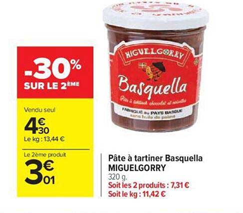 Pâte à Tartiner Basquella Miguelgorry