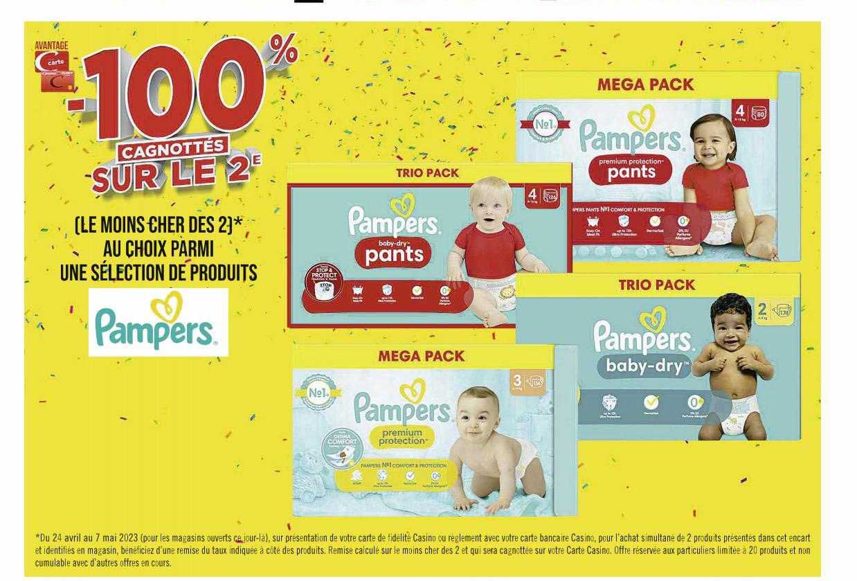 Produits Pampers
