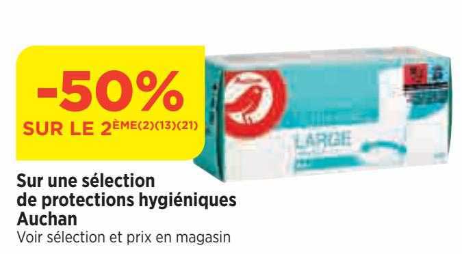 protections hygiéniques auchan