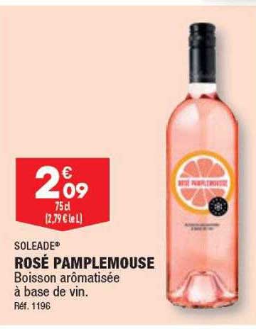 rosé pamplemouse soleade
