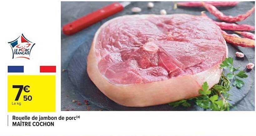 rouelle de jambon de porc maître cochon
