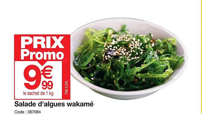 salade d'algues wakamé