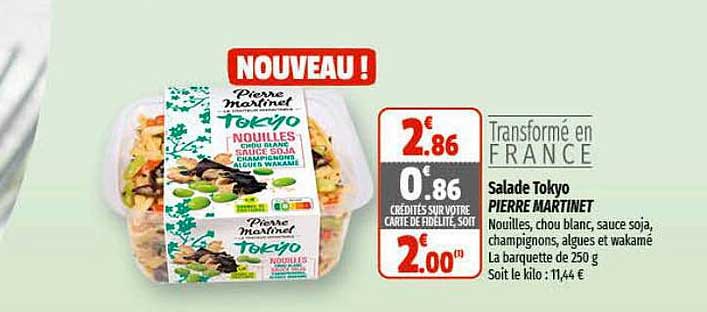 Salade Tokyo Pierre Martinet