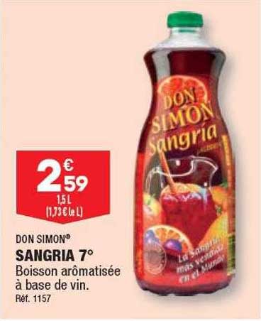 sangria 7° don simon