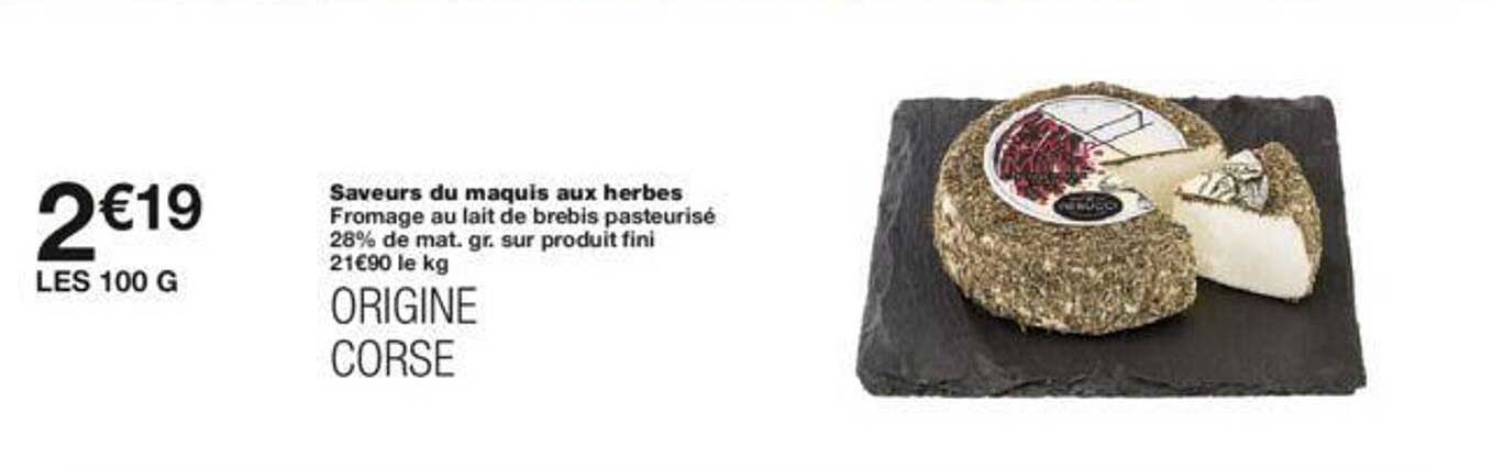 saveurs du maquis aux herbes