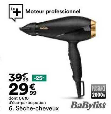 sèche-cheveux babyliss