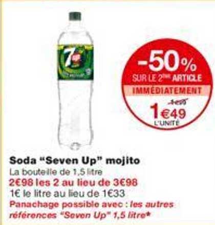 soda "seven up" mojito