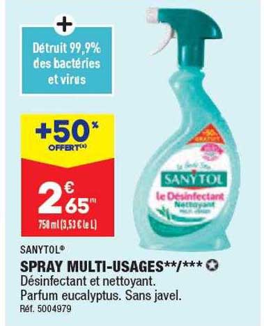 spray multi-usages sanytol
