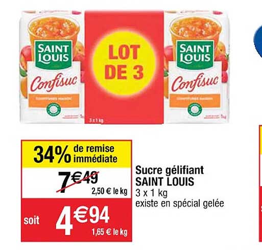 sucre gélifiant saint louis