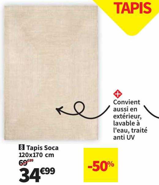 tapis soca 120x170 cm
