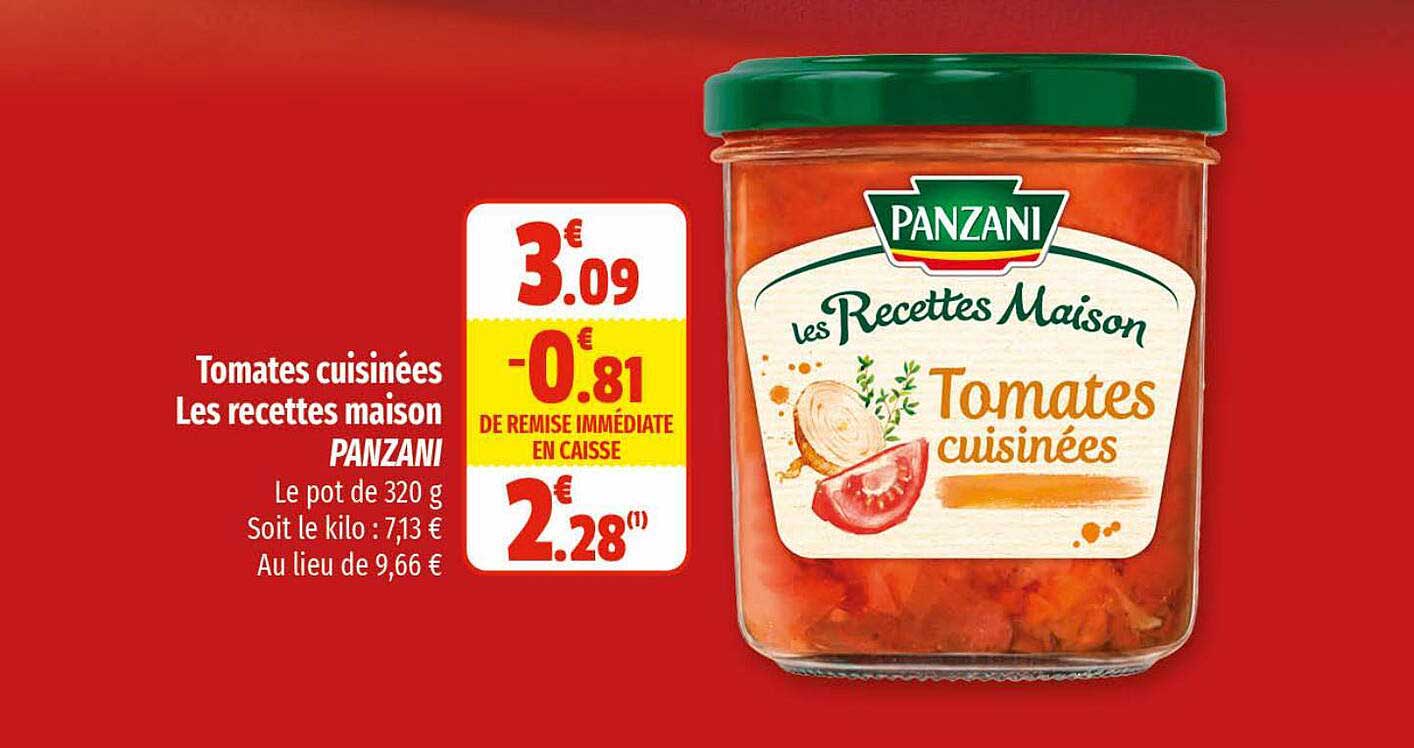 Tomates Cuisinées Les Recettes Maison Panzani