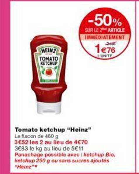 tomato ketchup "heinz"