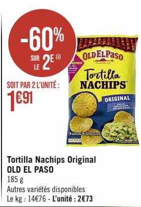 Tortilla Nachips Original Old El Paso