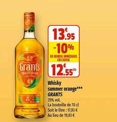 Whisky Summer Orange Grants