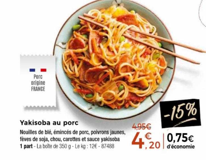 yakisoba au porc