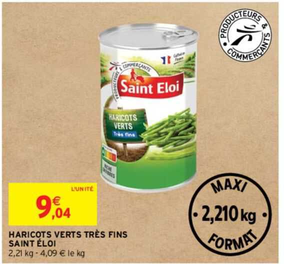 haricots verts très fins saint éloi